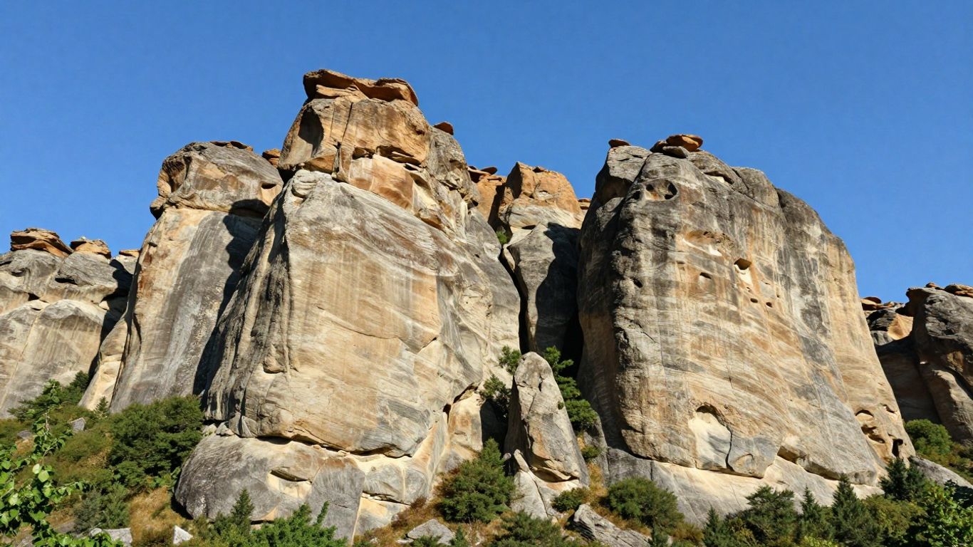 Belogradchik Rocks, Bulgaria natural sandstone formations