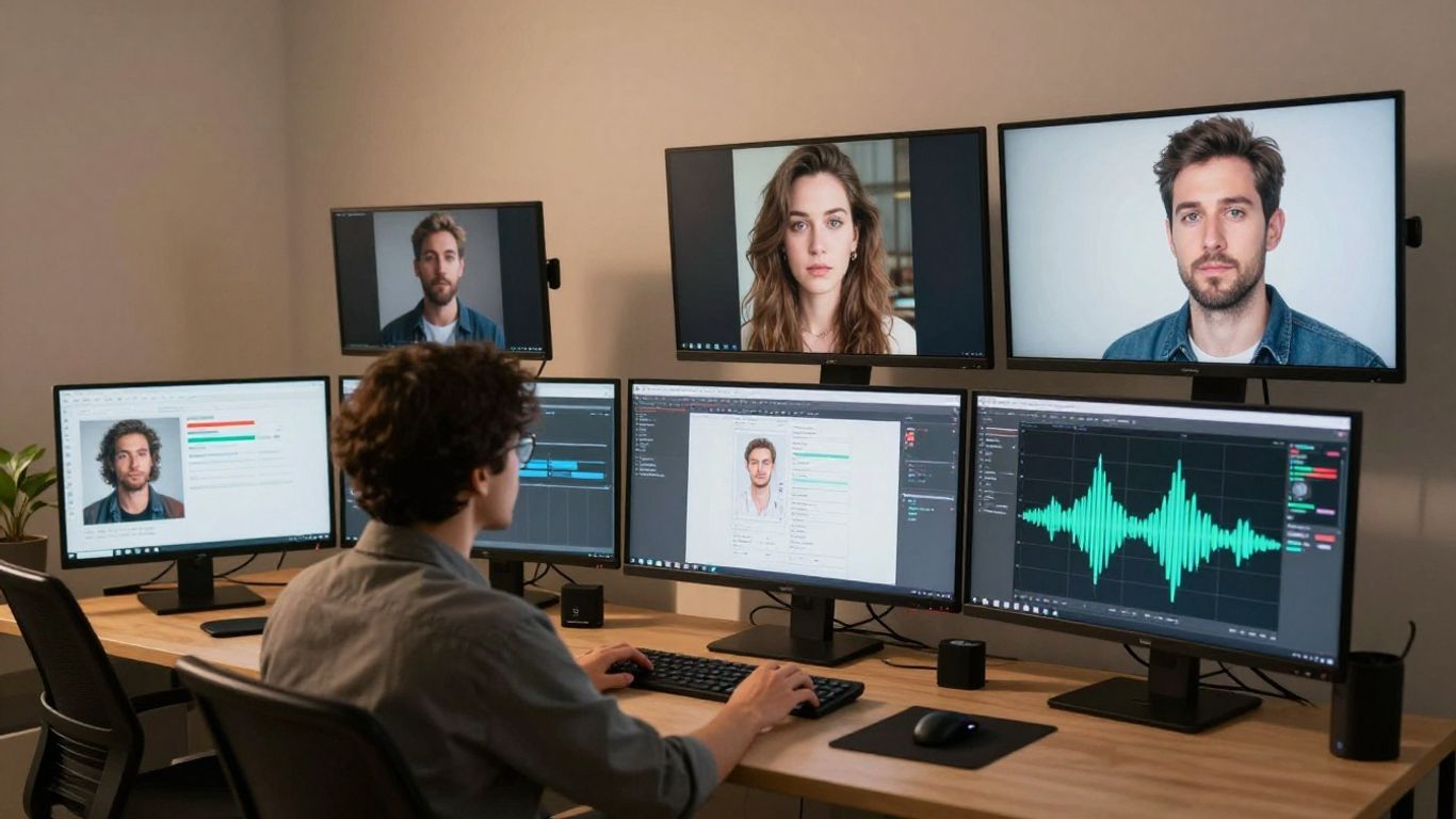 Creator planning AI images, videos, avatars, and audio