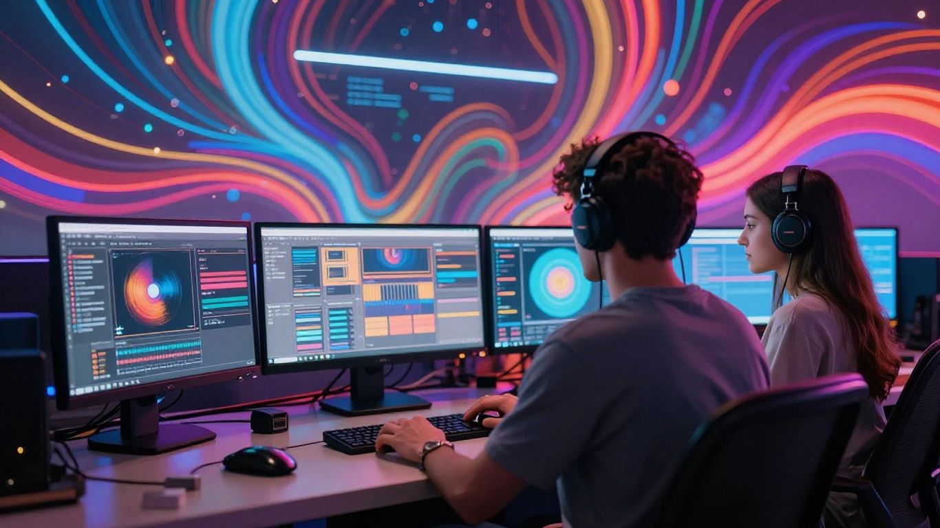 AI music video creation visual effects