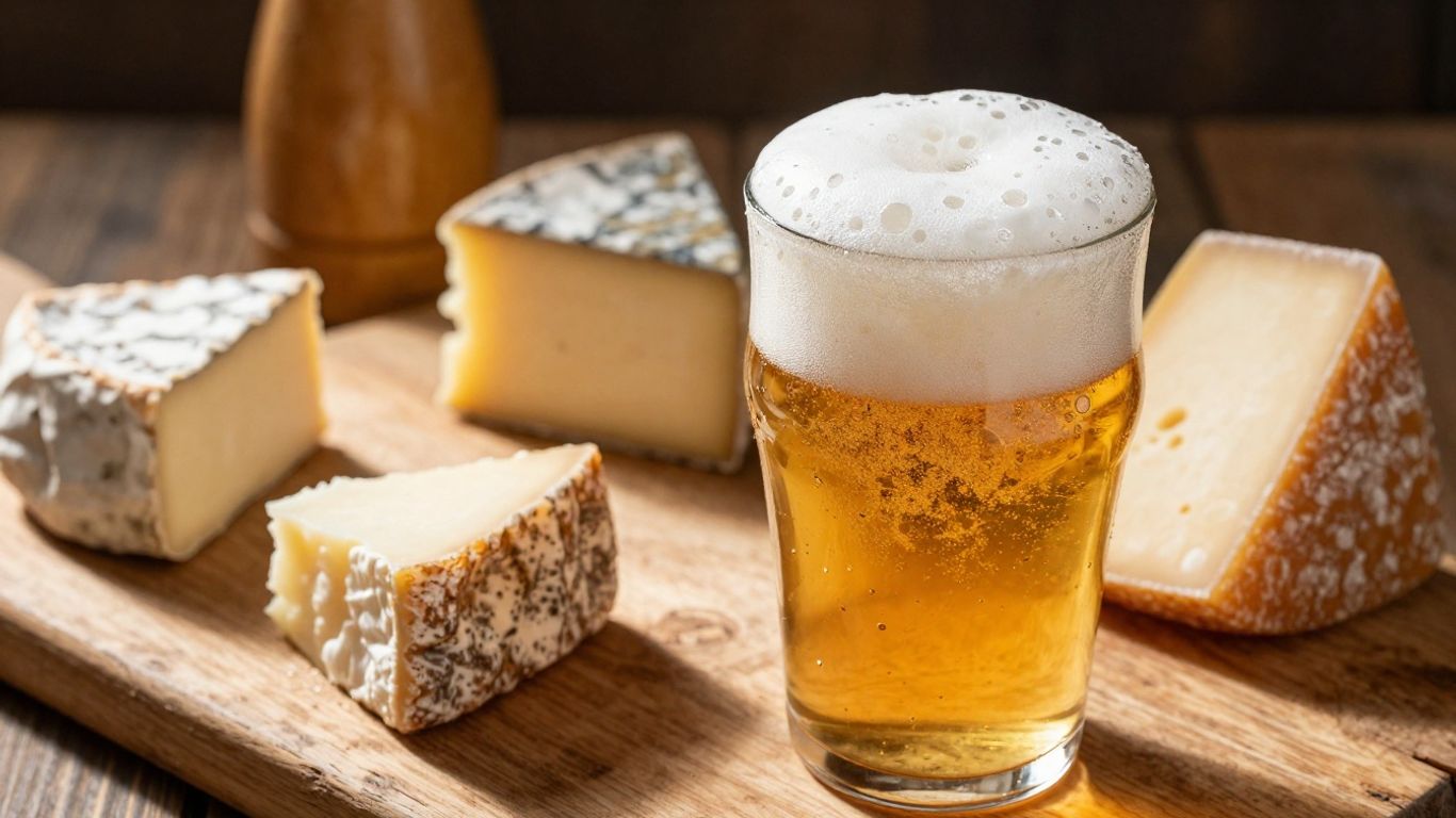 French beer and cheese pairing