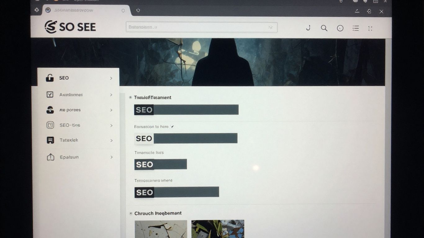 Website with broken links and error messages.
