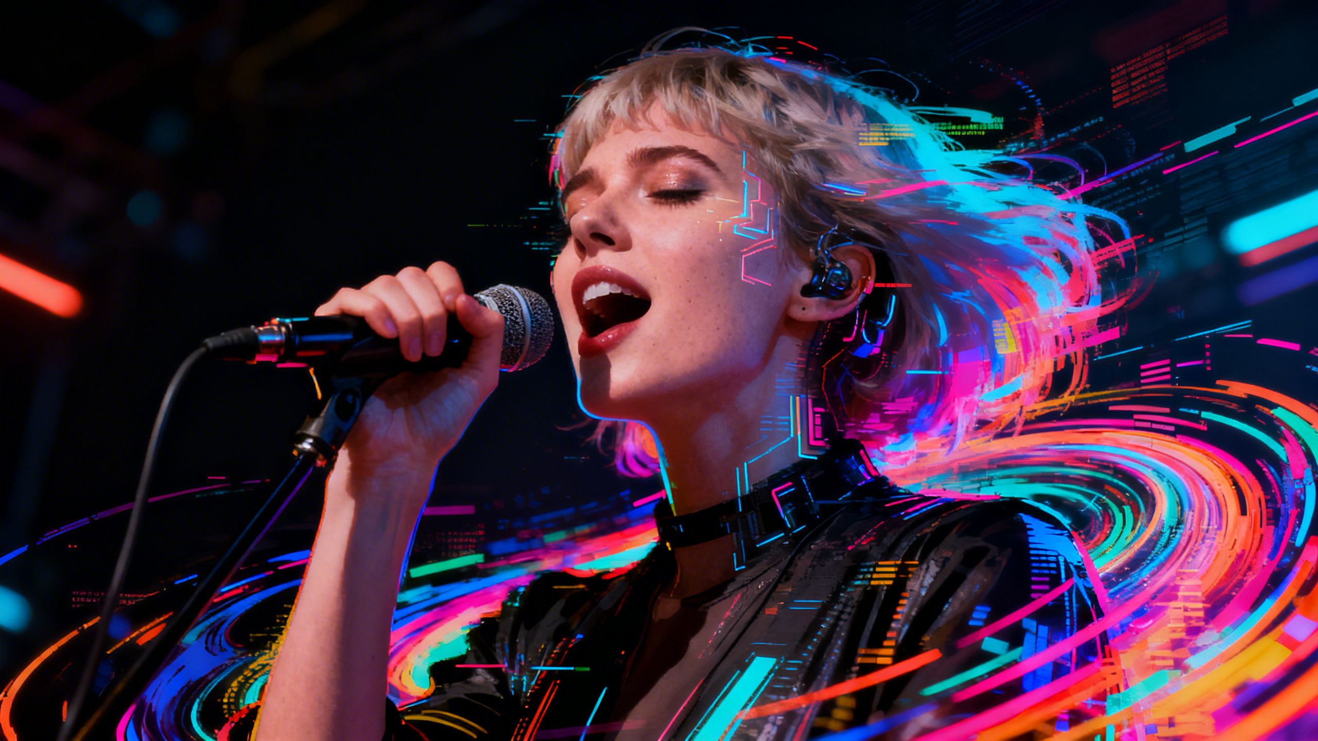 AI actress Tilly Norwood in a music video, sparking debate.