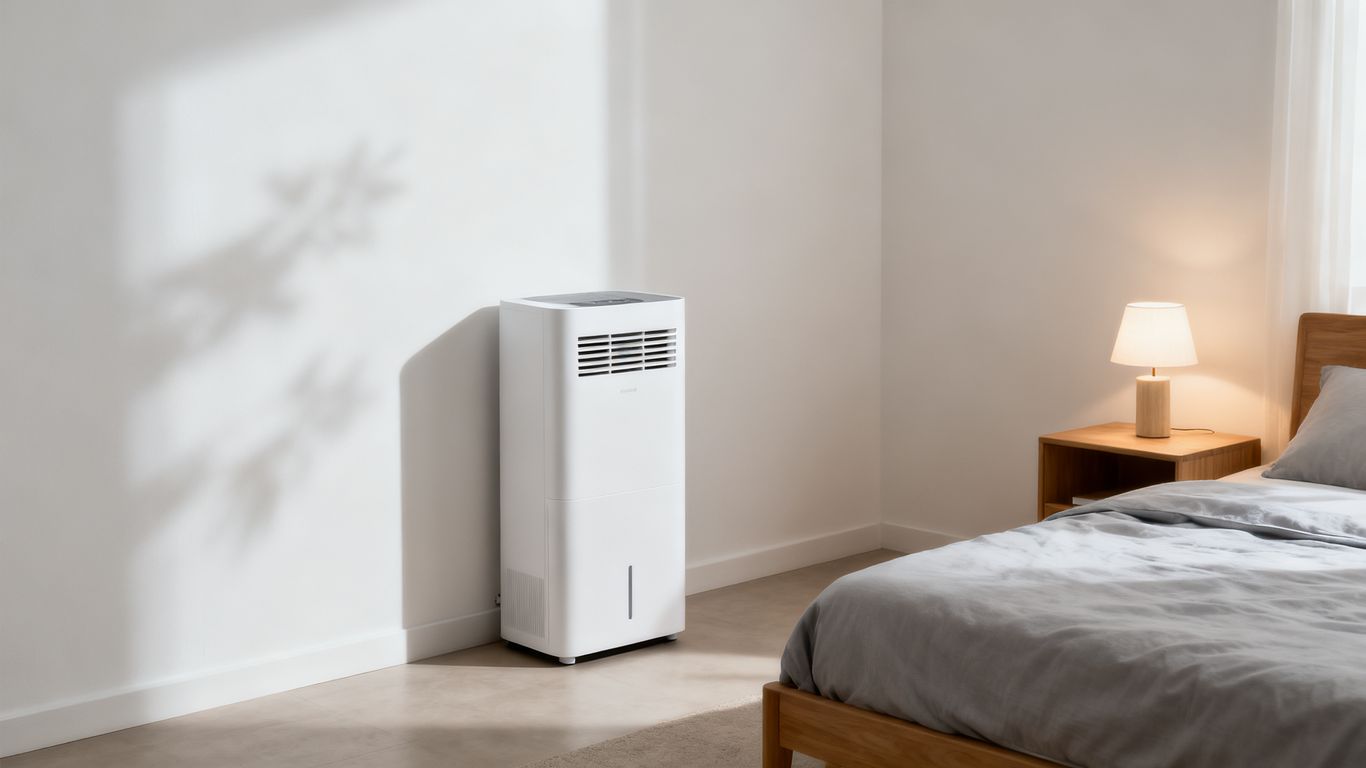 Quiet bedroom dehumidifier operation