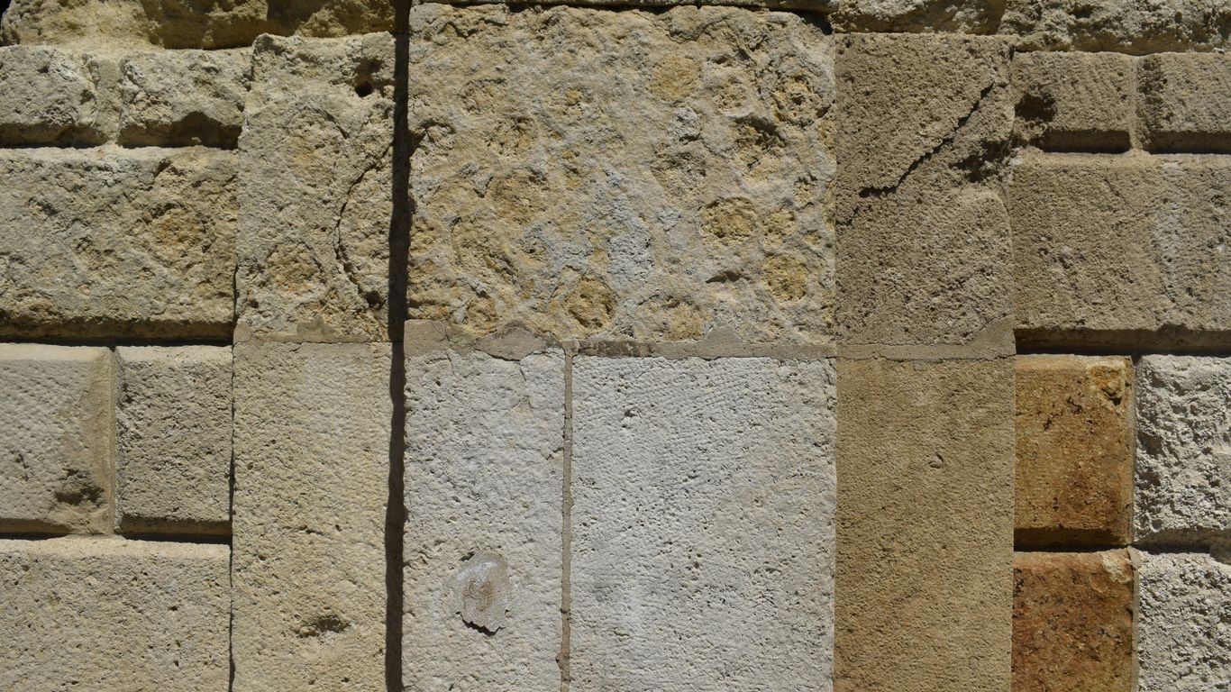Different natural stones shown side by side