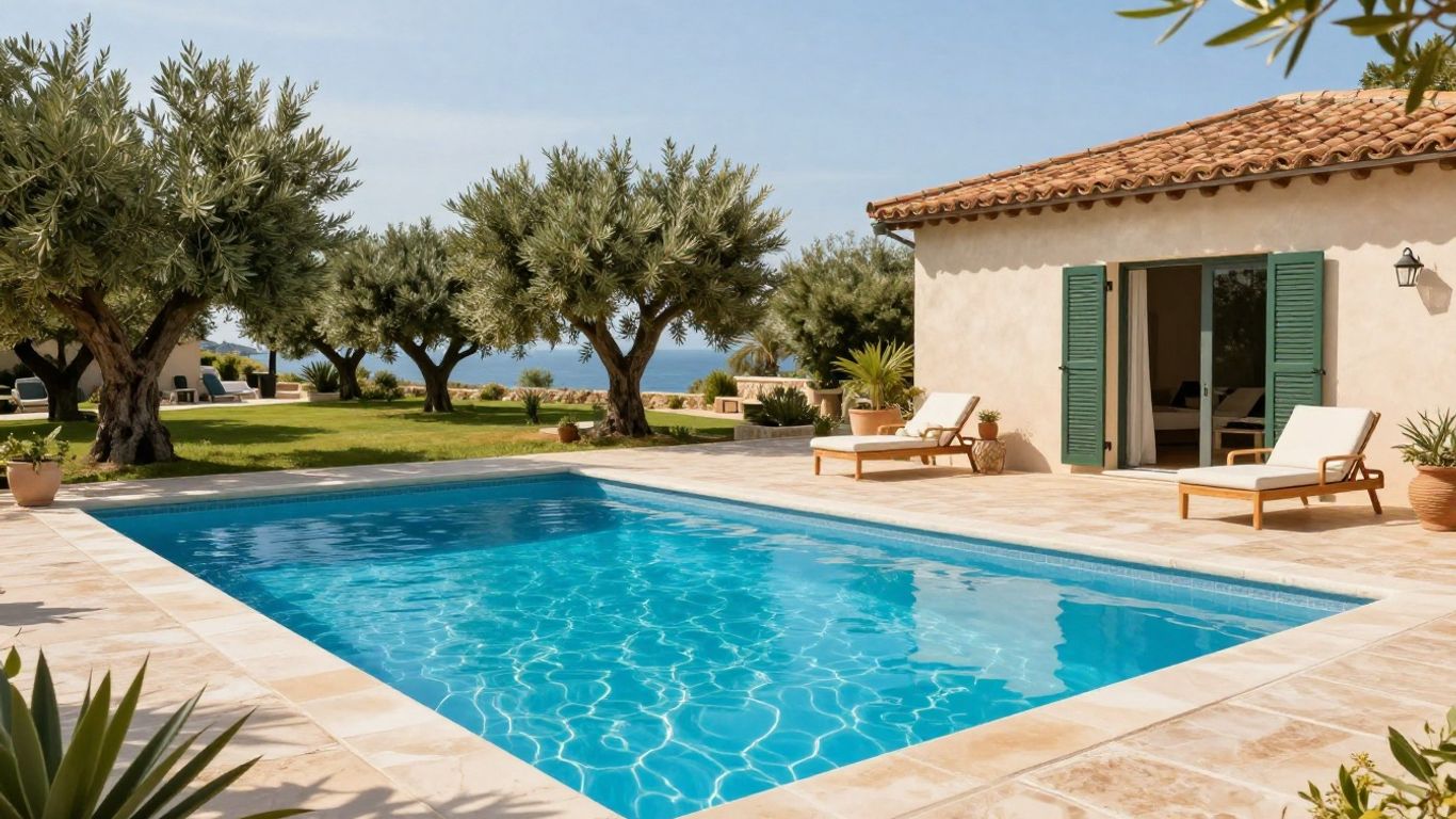 Villa Airbnb ensoleillée avec piscine en région PACA.