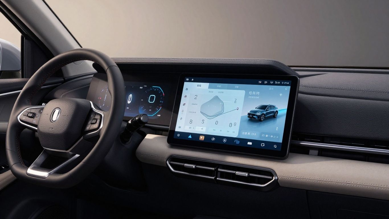 GWM Ora electric car interior dashboard and seats