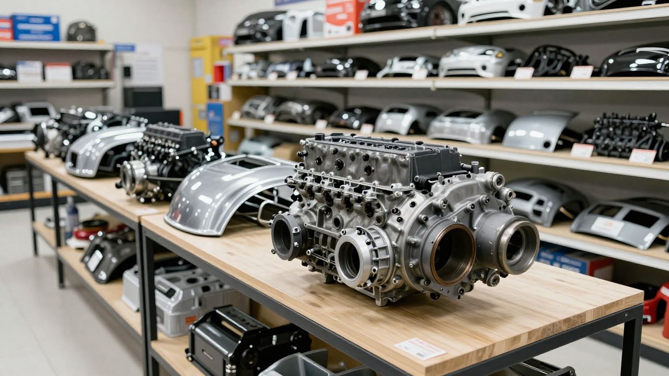 Chrysler car parts in Blacktown, Sydney.