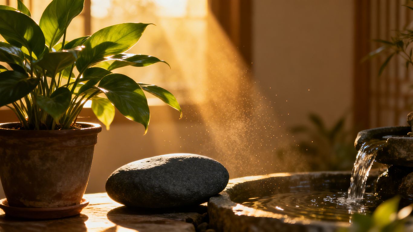 風水入門：盆栽、石頭與流水佈局