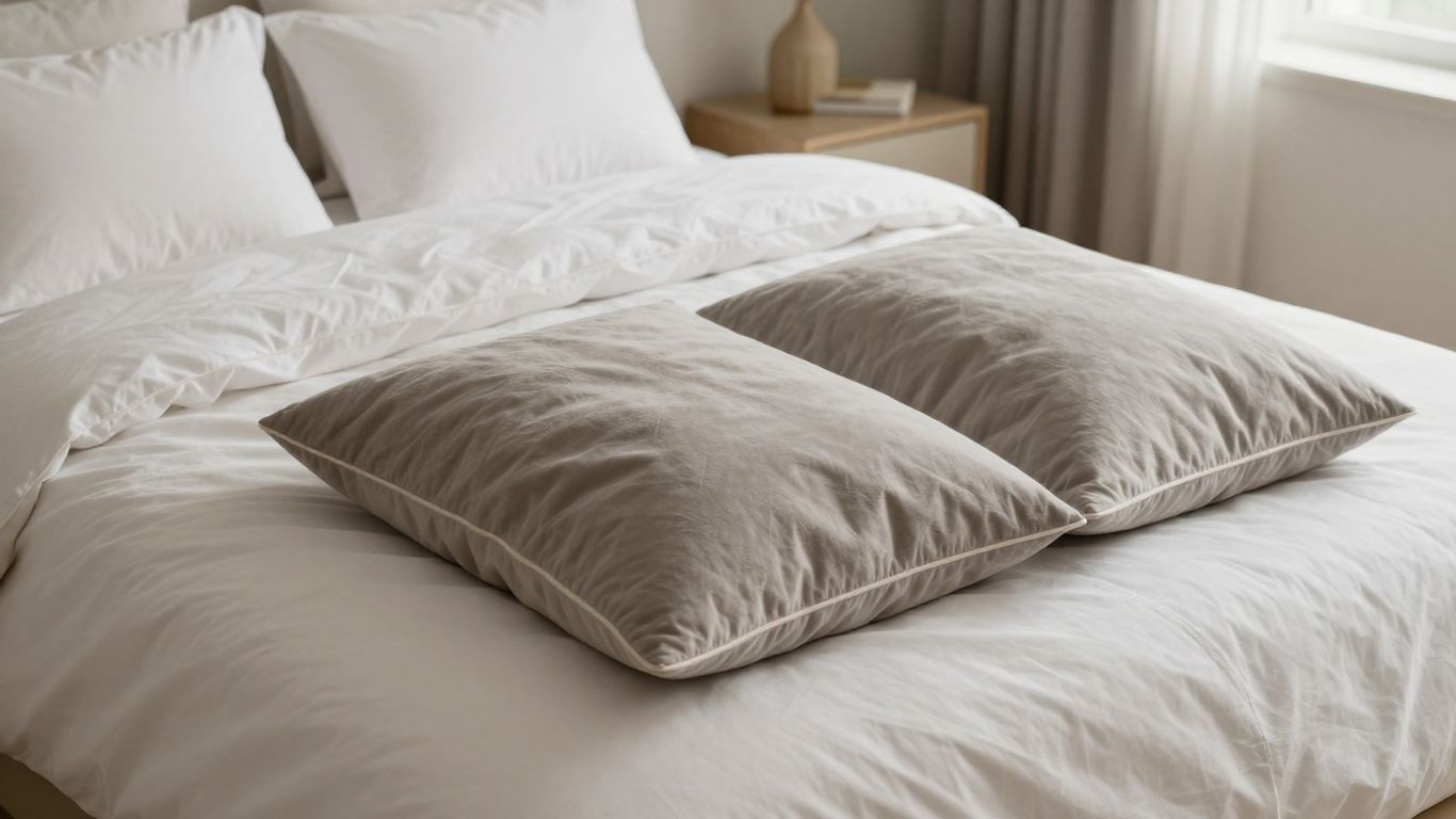 Luxurious comforter and bed sheet set on a bed.