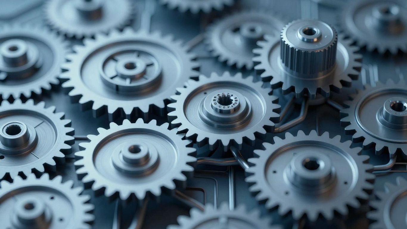 SolidWorks distributor network gears and circuits