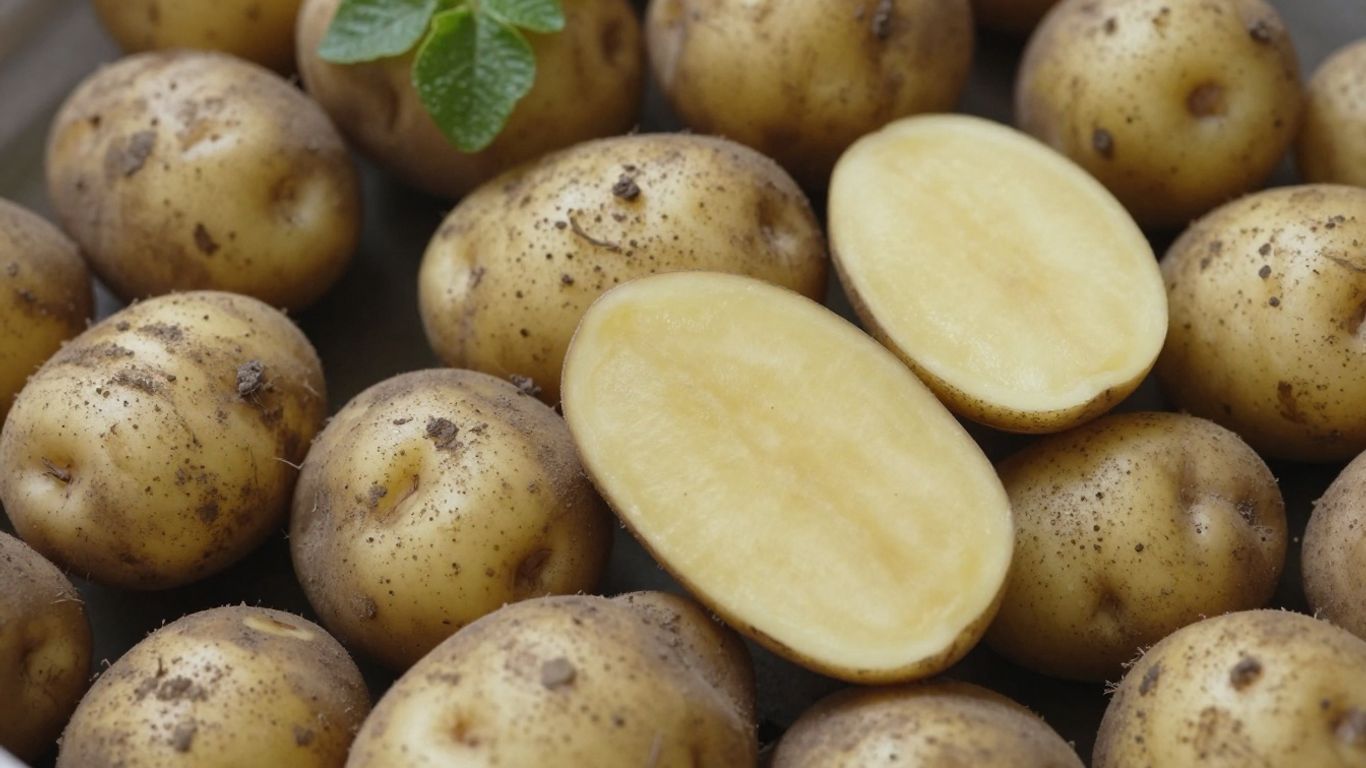 Biologische aardappelen, vers geoogst, met groene bladeren