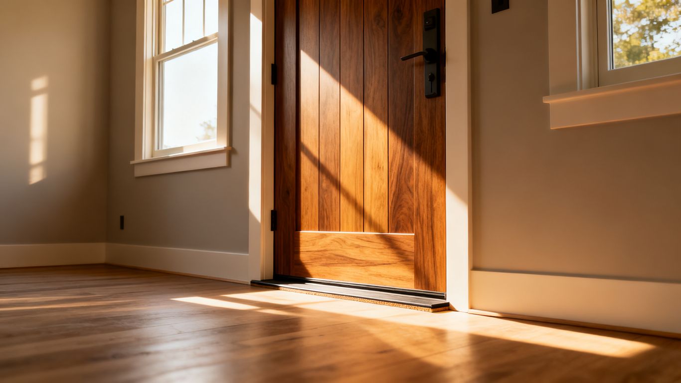 Professional door installation service process