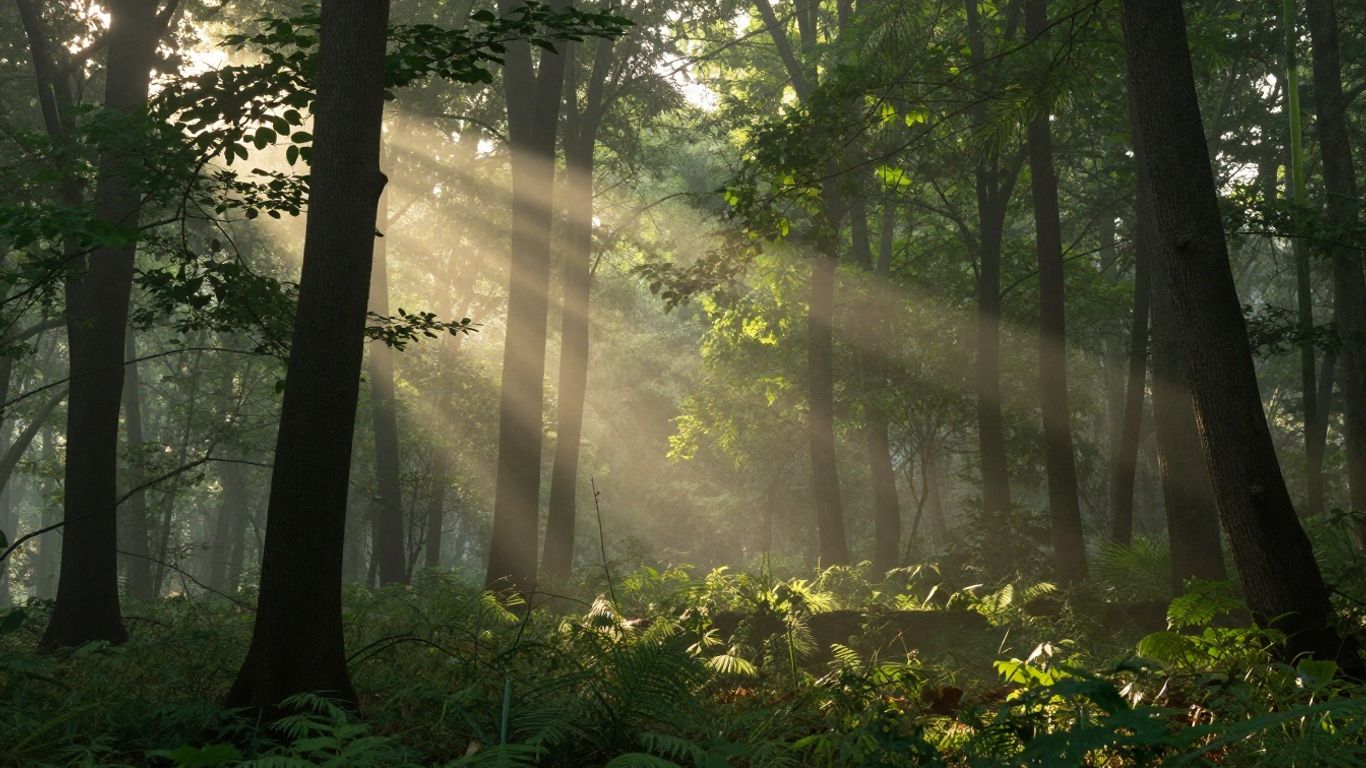 A serene landscape representing inner emotional balance