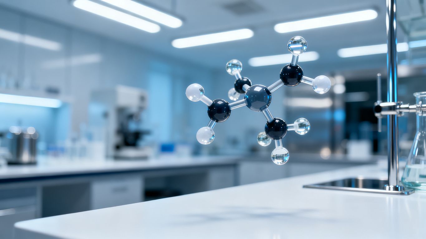 Molecular structure visualization of receptors