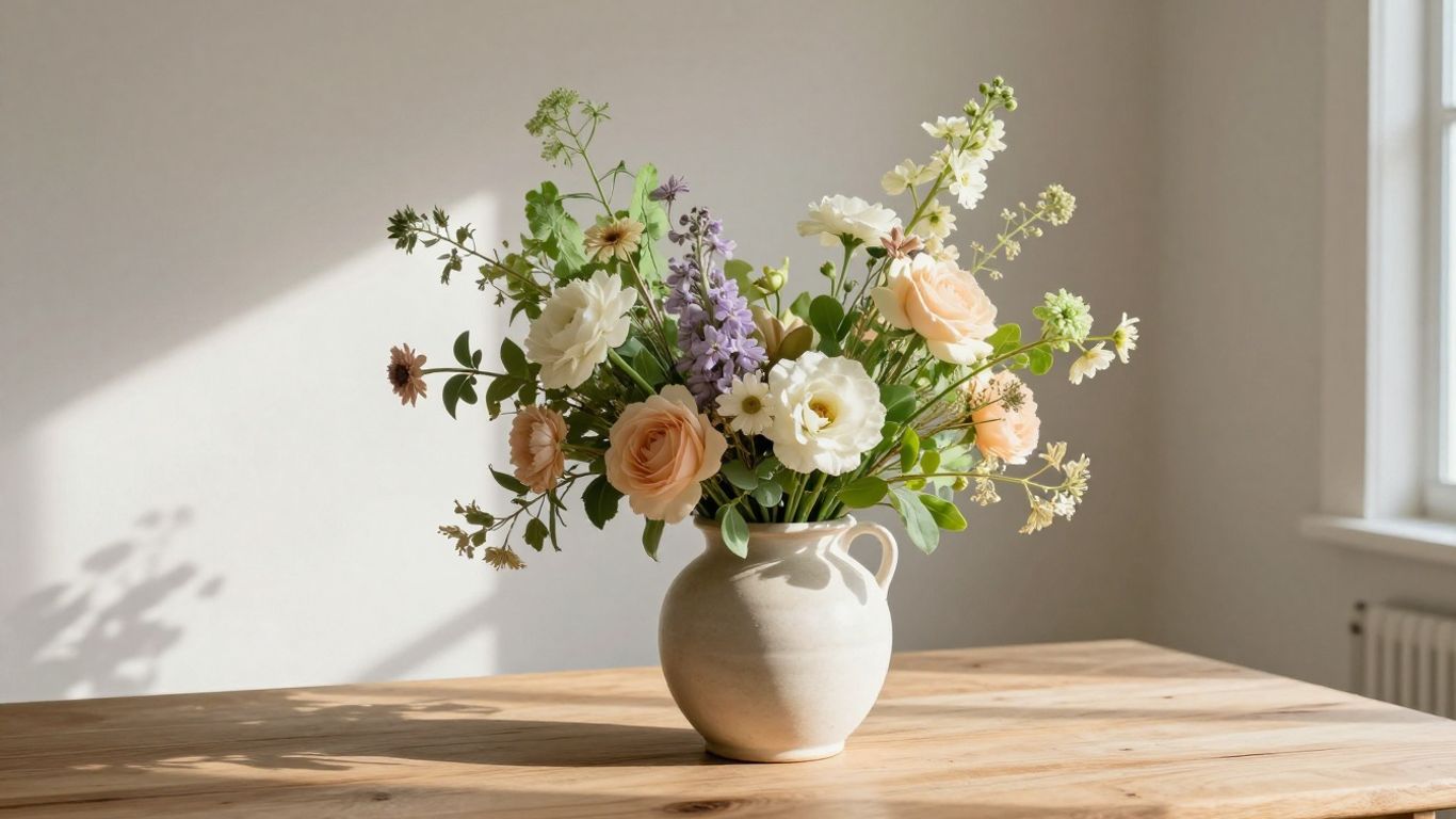 Soft floral palette in a bright Altona interior