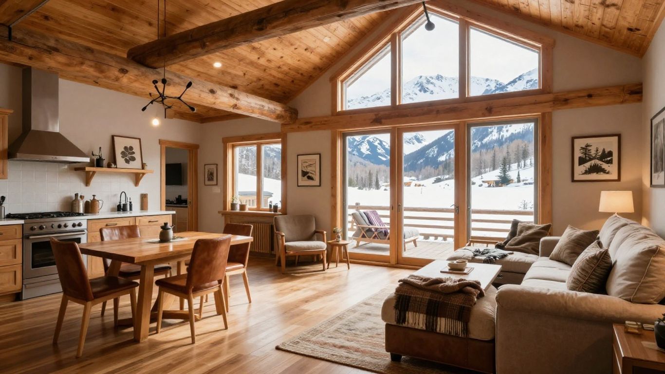 mountain cabin airbnb furnishing