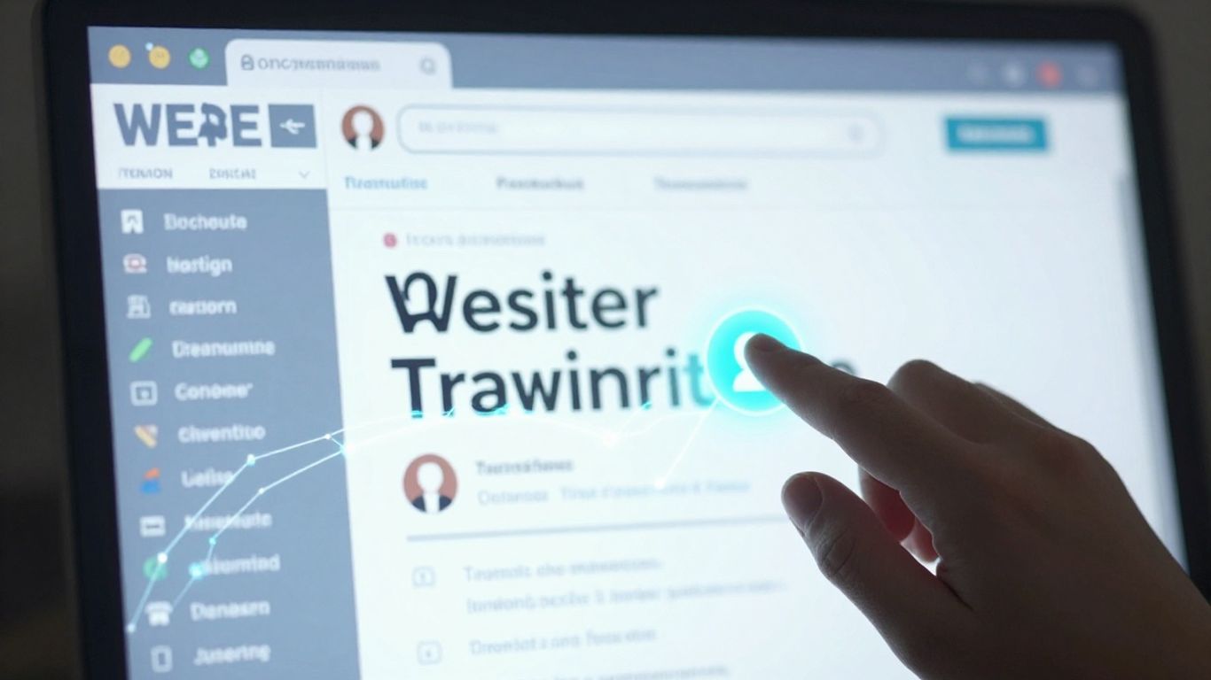 Website visitor tracking data visualization