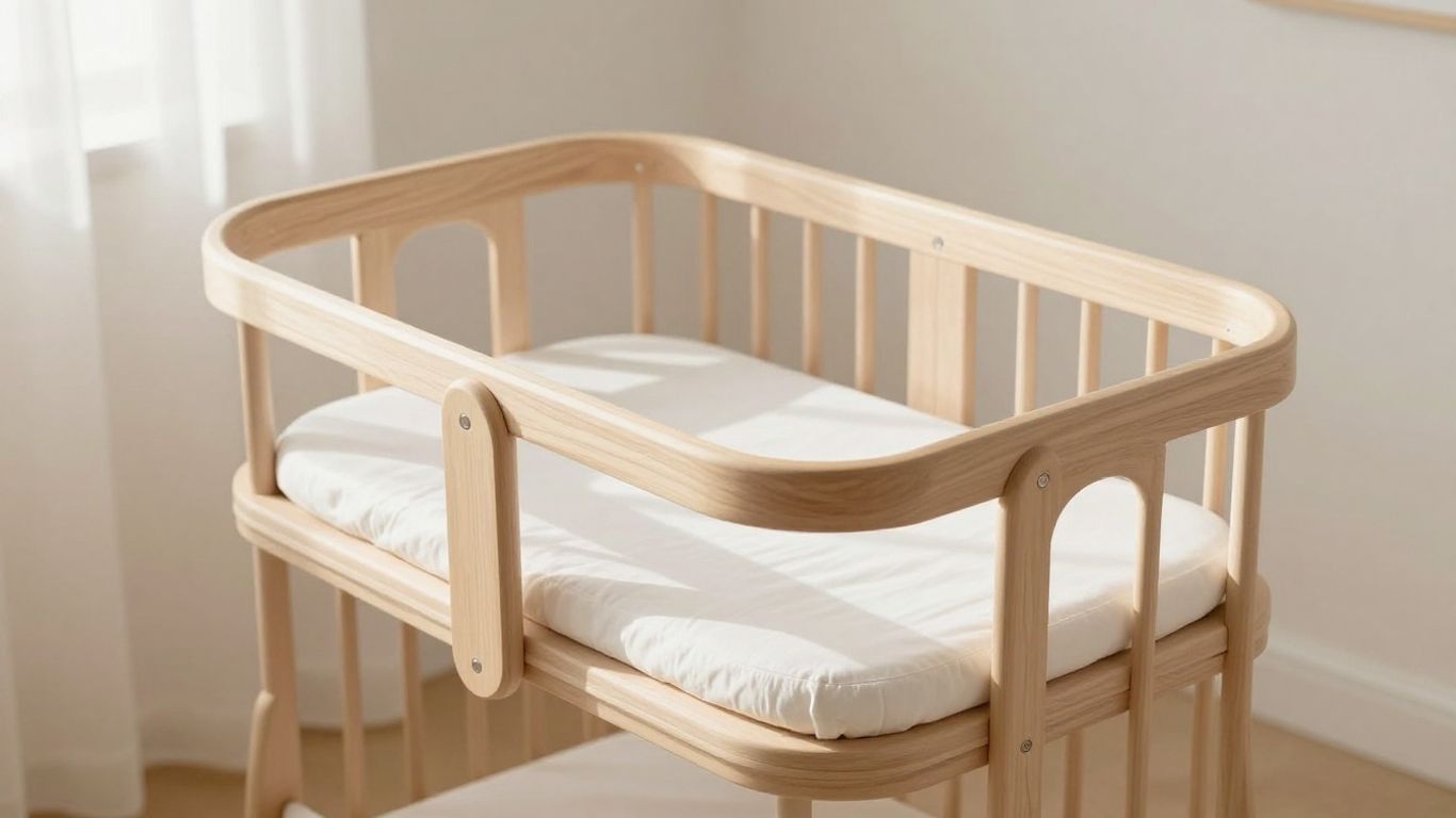 Cuna infantil moderna y ergonómica