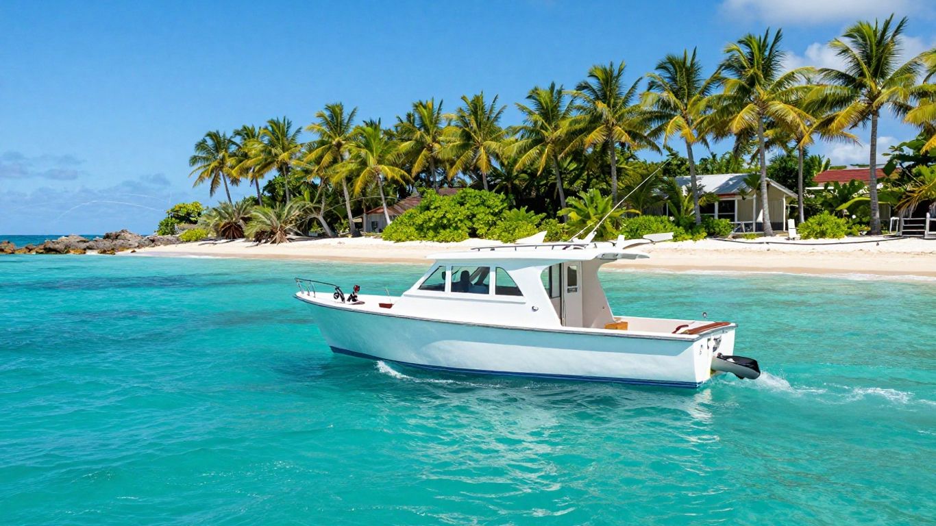 Charter boat fishing in the Bahamas