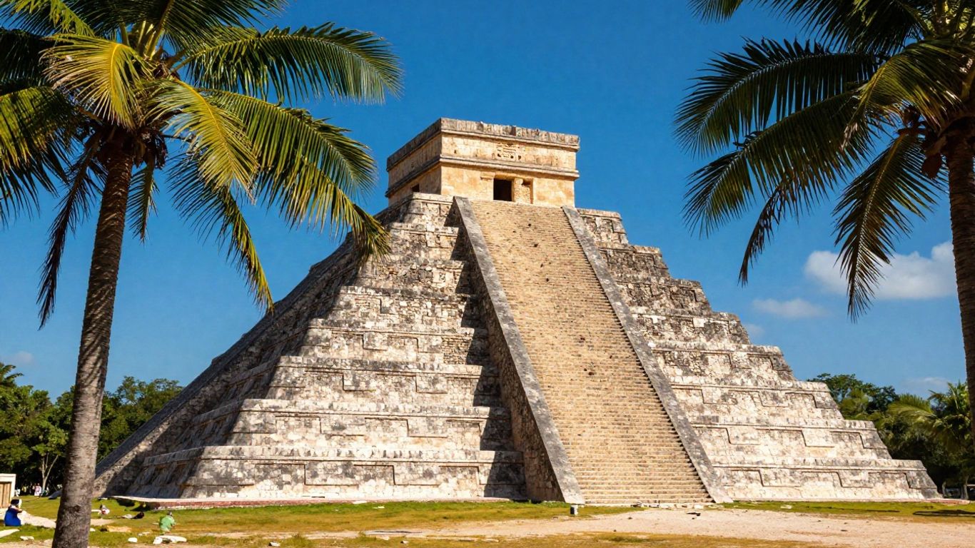 Mexico travel warning map 2025 Chichen Itza pyramid