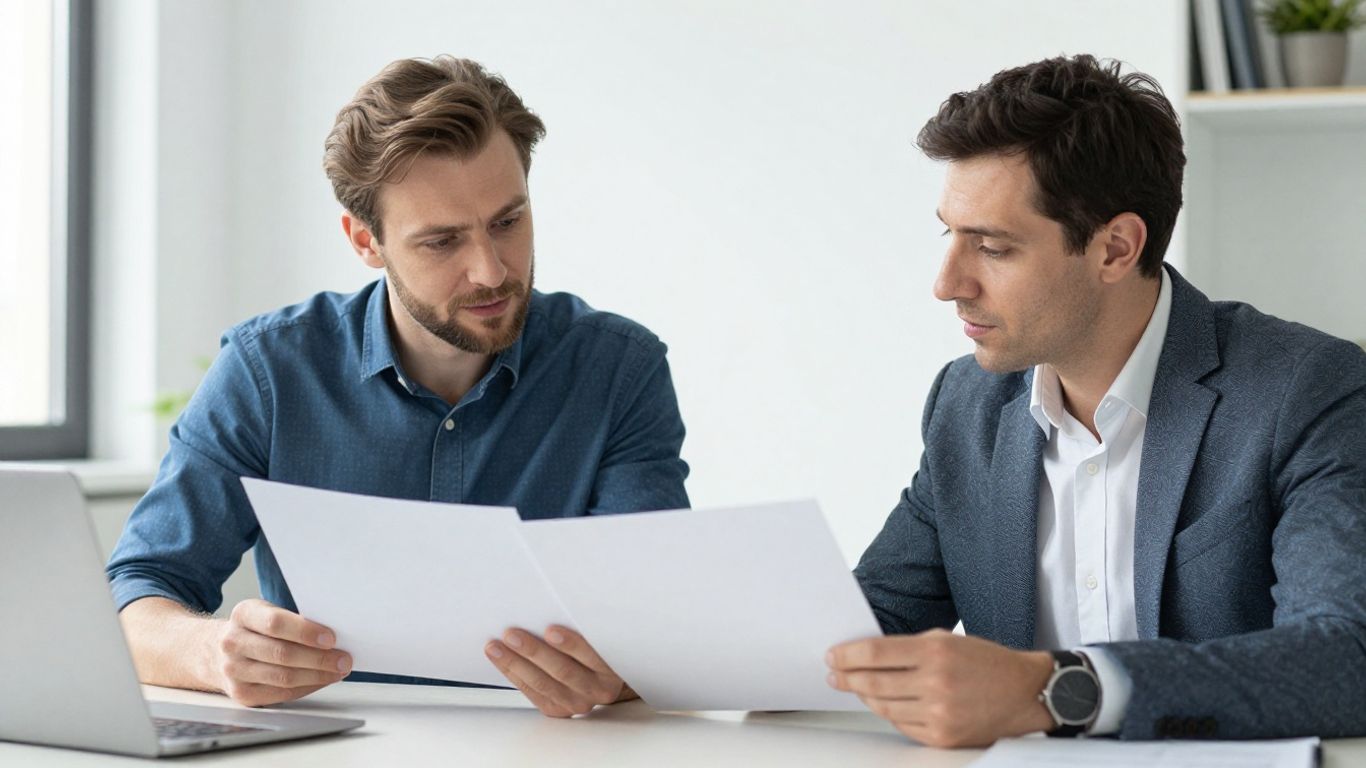 Team bespricht Anforderungsprofil im Büro