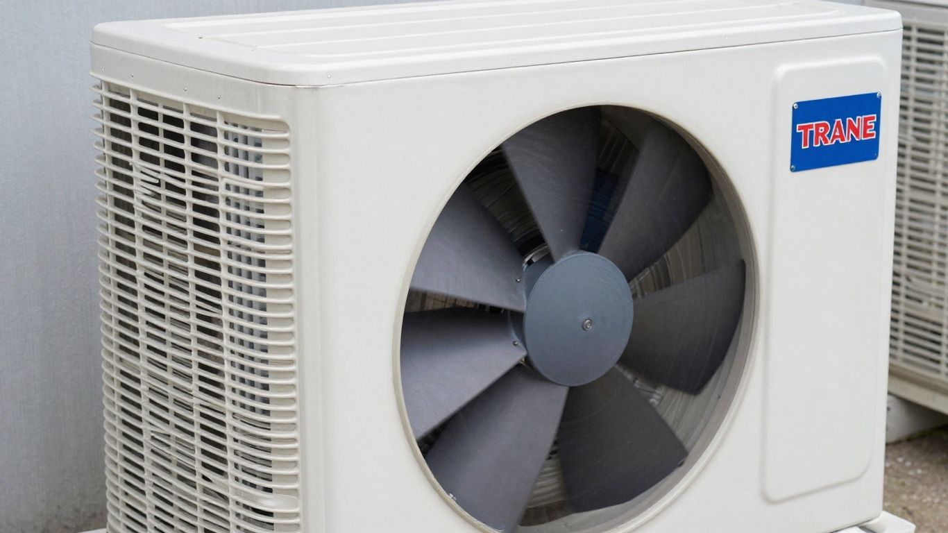 Trane AC outdoor fan not spinning