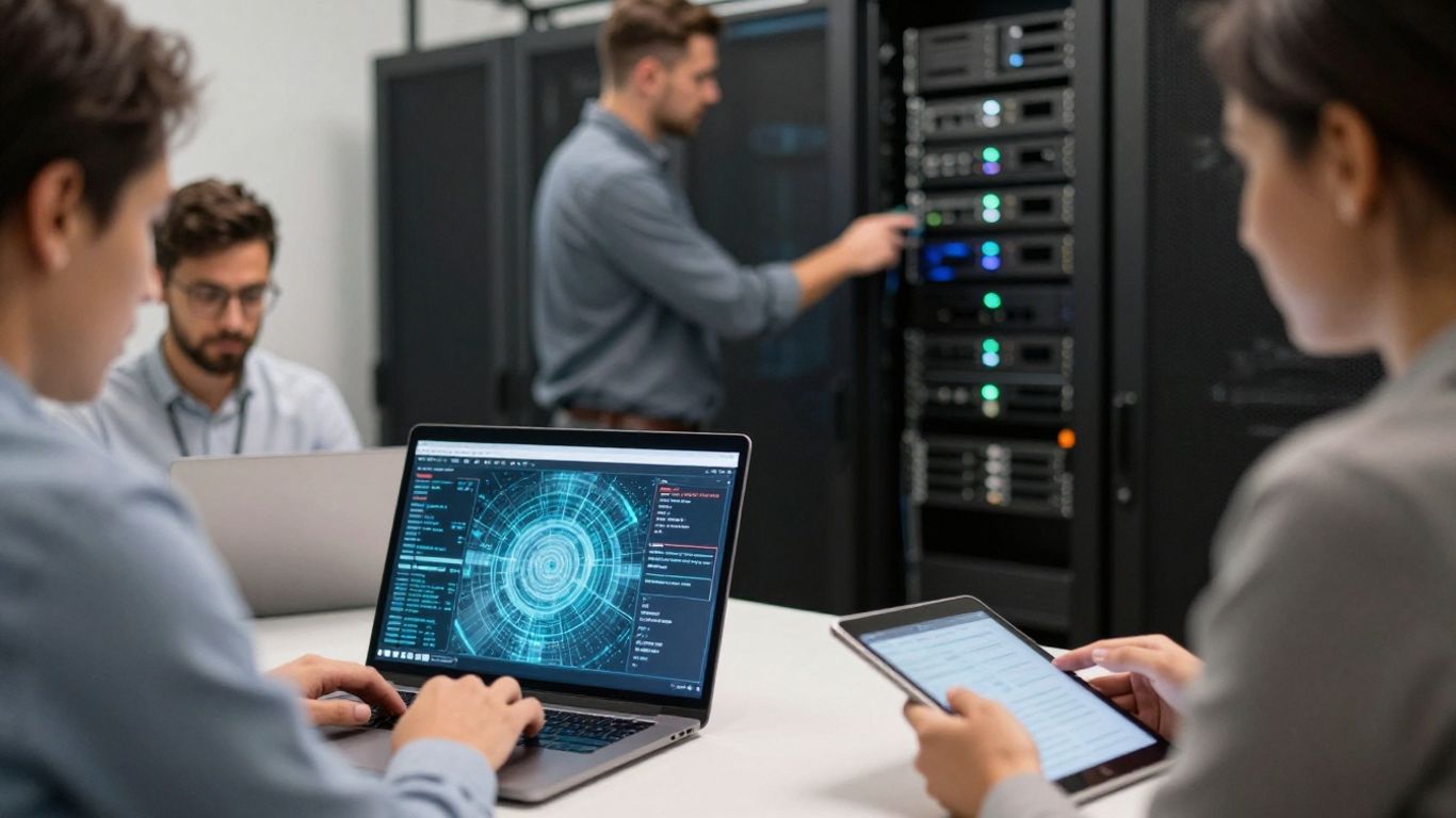 Staff training on cyber security and data handling.