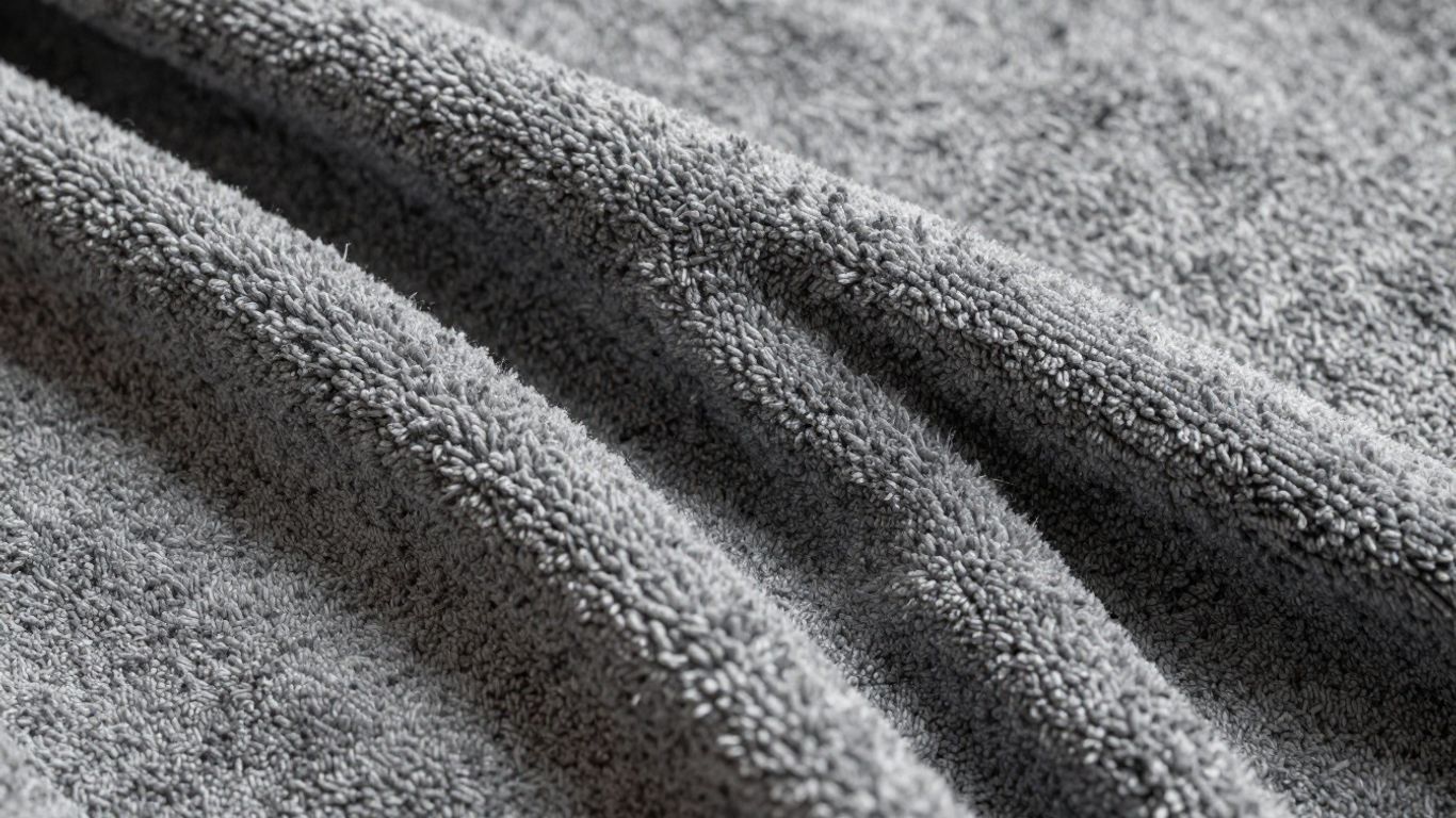 Close-up of terry loop fabric in work socks.