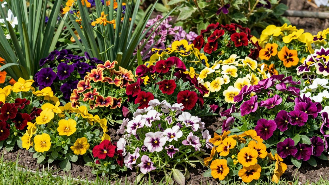 Colorful long-lasting flowers in an Altona garden.