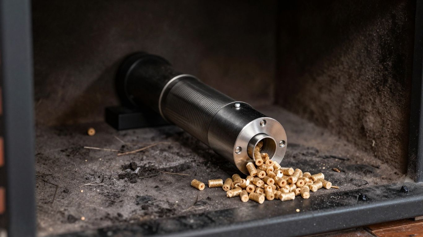 Adaptateur pellet pour insert de cheminée
