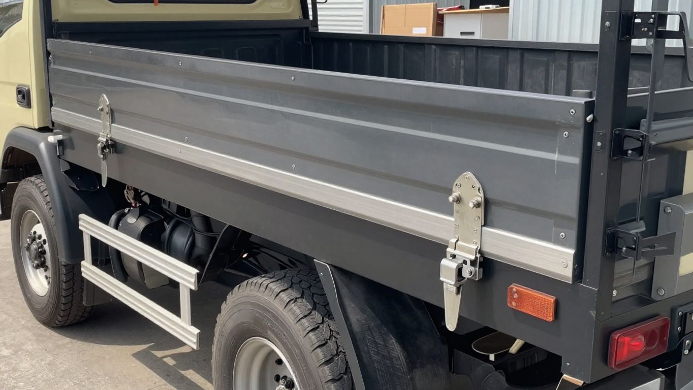 Maintenance work on utility truck