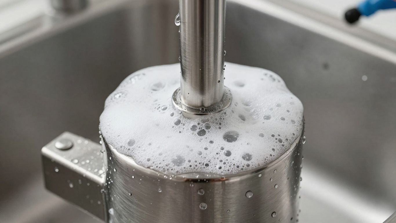 เครื่องซีลสแตนเลสสะอาดสะอ้านหลังการทำความสะอาด