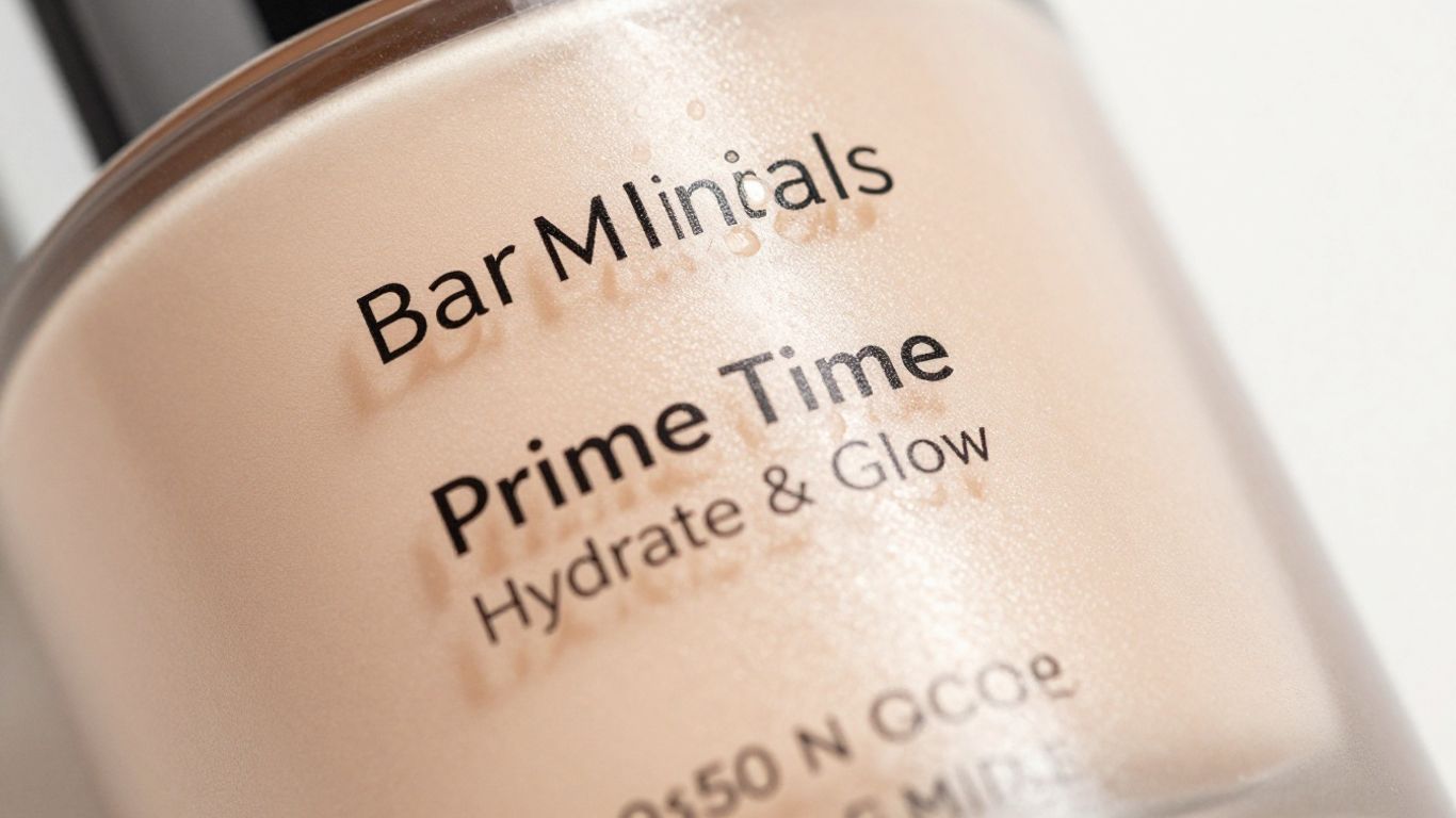 BareMinerals Prime Time Hydrate & Glow Primer bottle