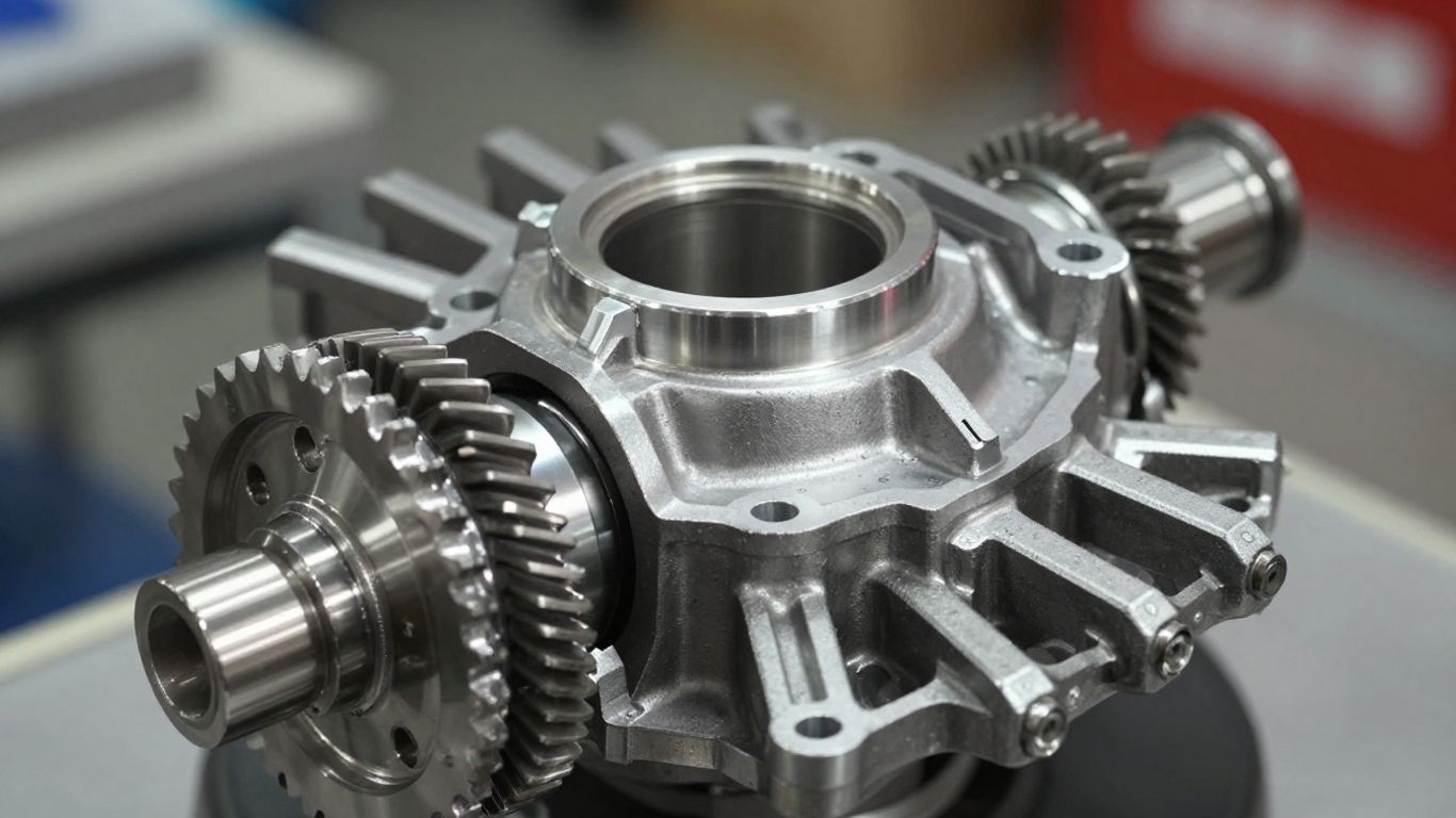 Used Subaru differential assembly close-up