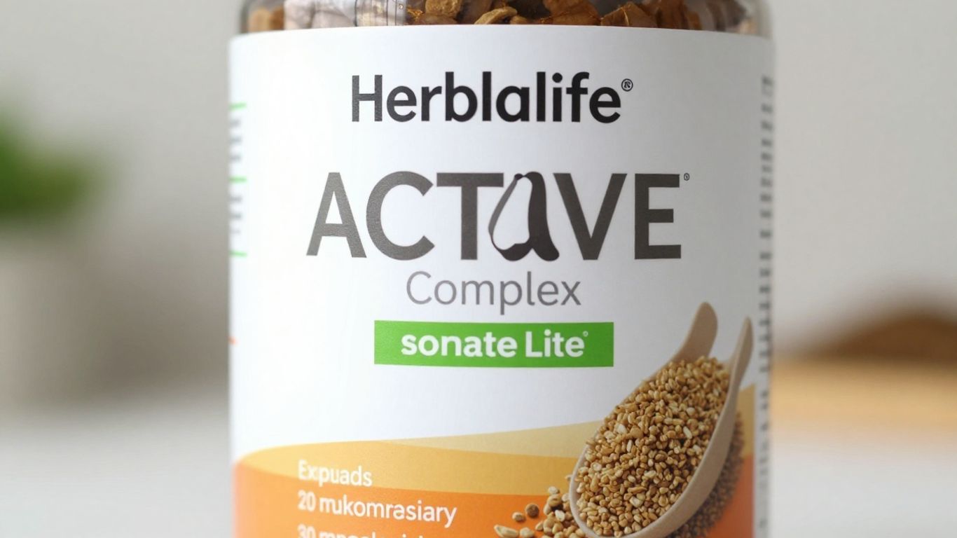 Herbalife Active Fiber Complex product packaging and texture.