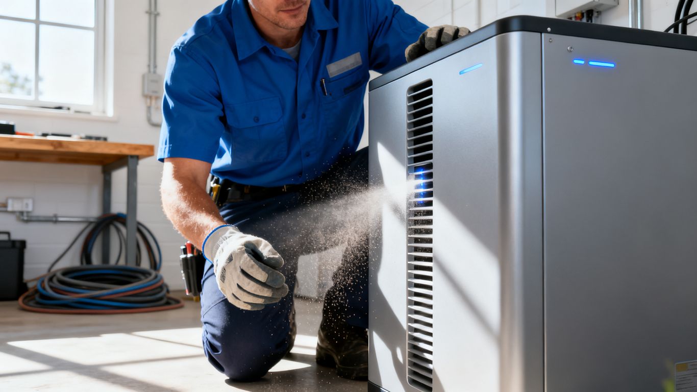 A clean and protected energy storage installation area