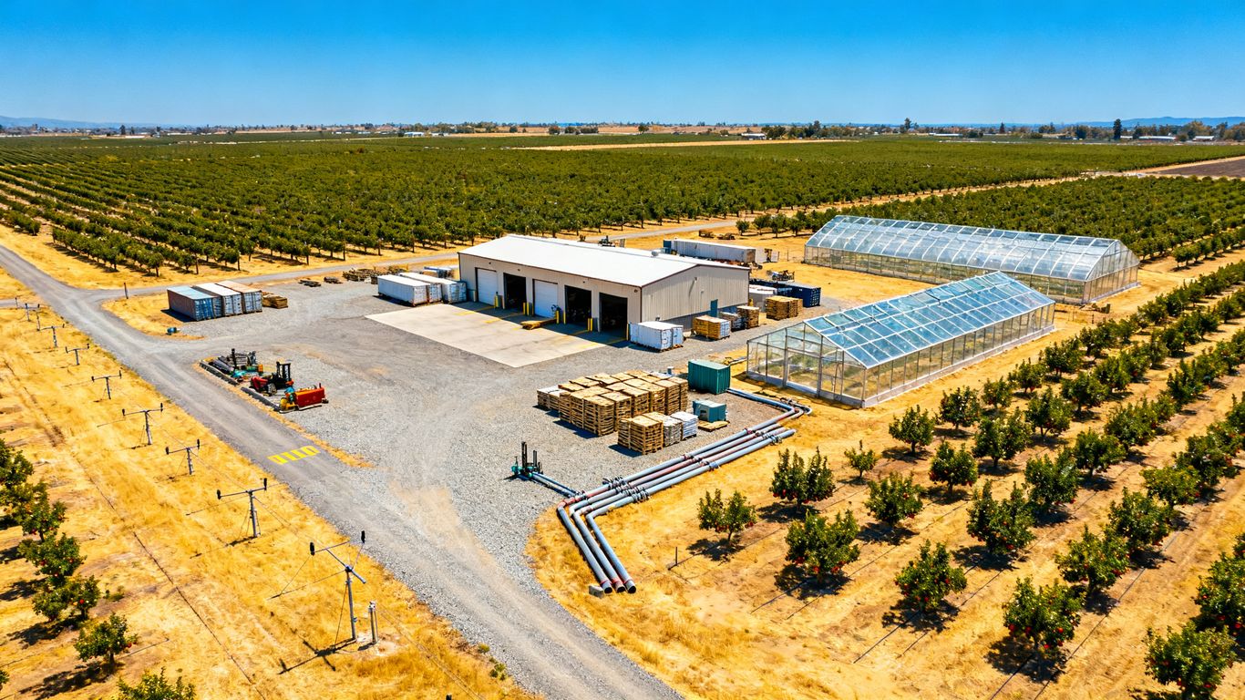 Drone surveying Fresno agricultural property