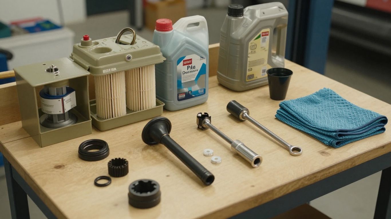 Oil filter housing seals and service tools