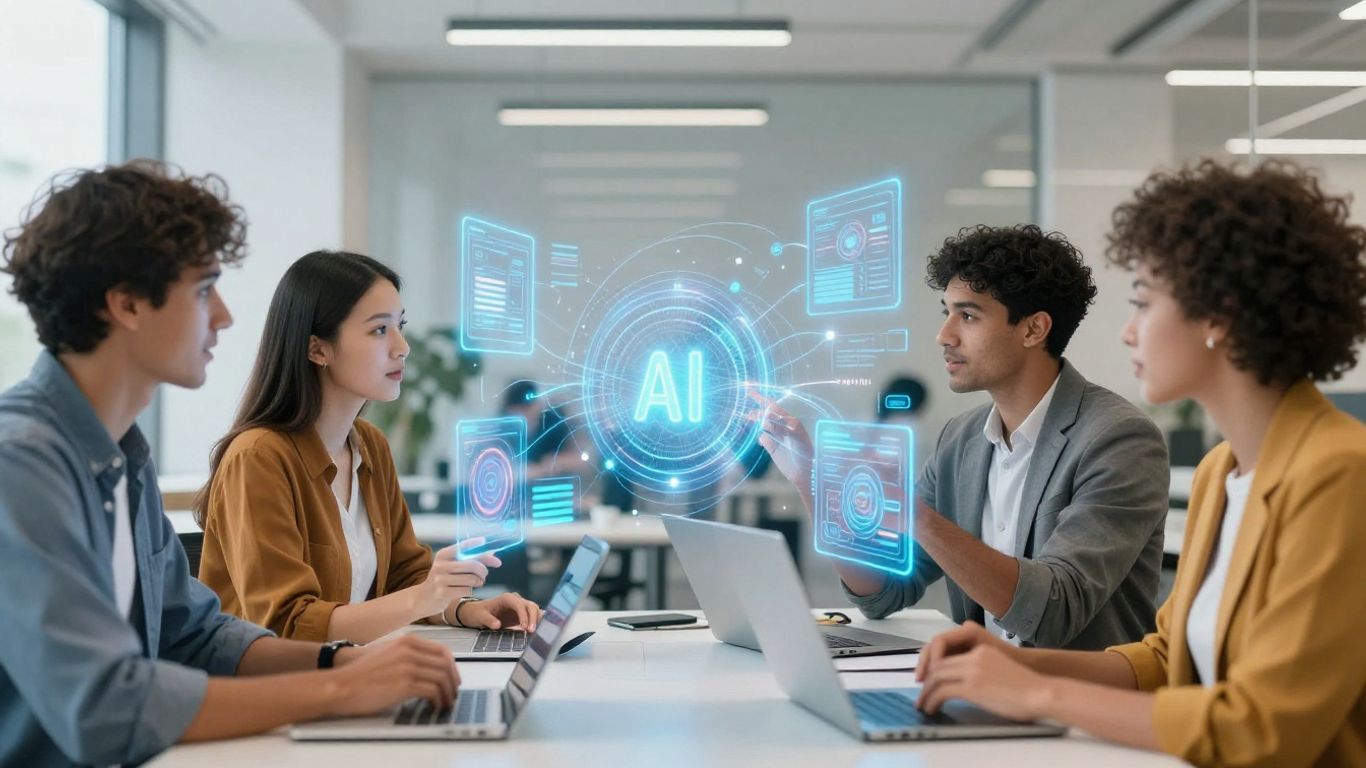 AI augmenting business team for growth