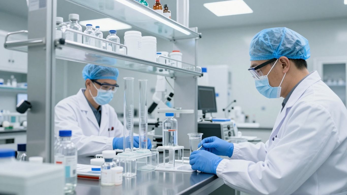 A clean laboratory environment with high quality standards