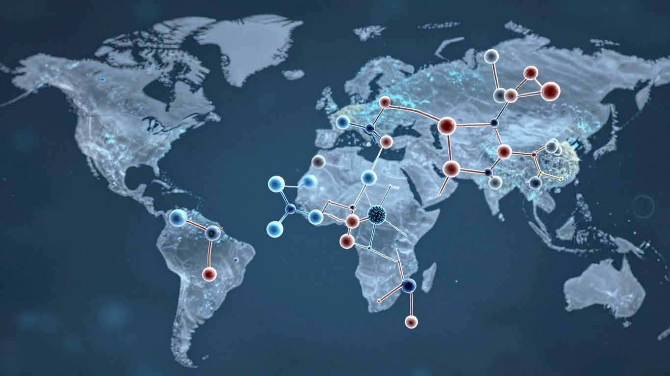 Peptide molecular structures and global network