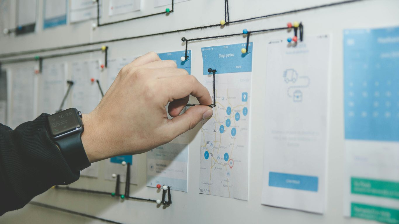 HR manager planning a team workflow