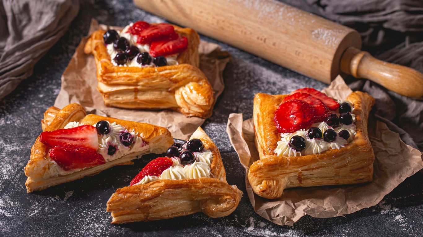 The iconic diamond tarts representing heritage