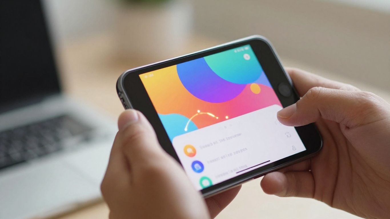 Person logging into myHerbalife account on a smartphone.