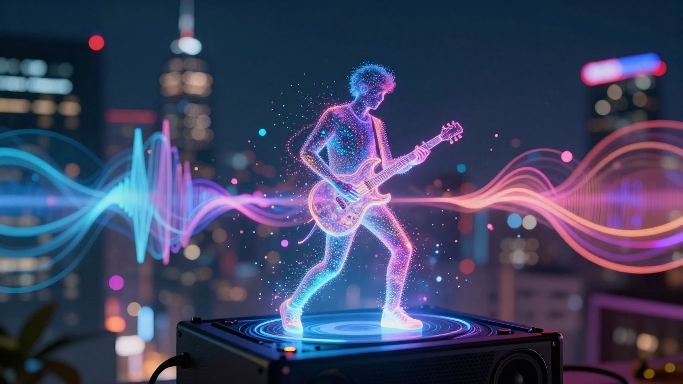 AI song music video creation visual