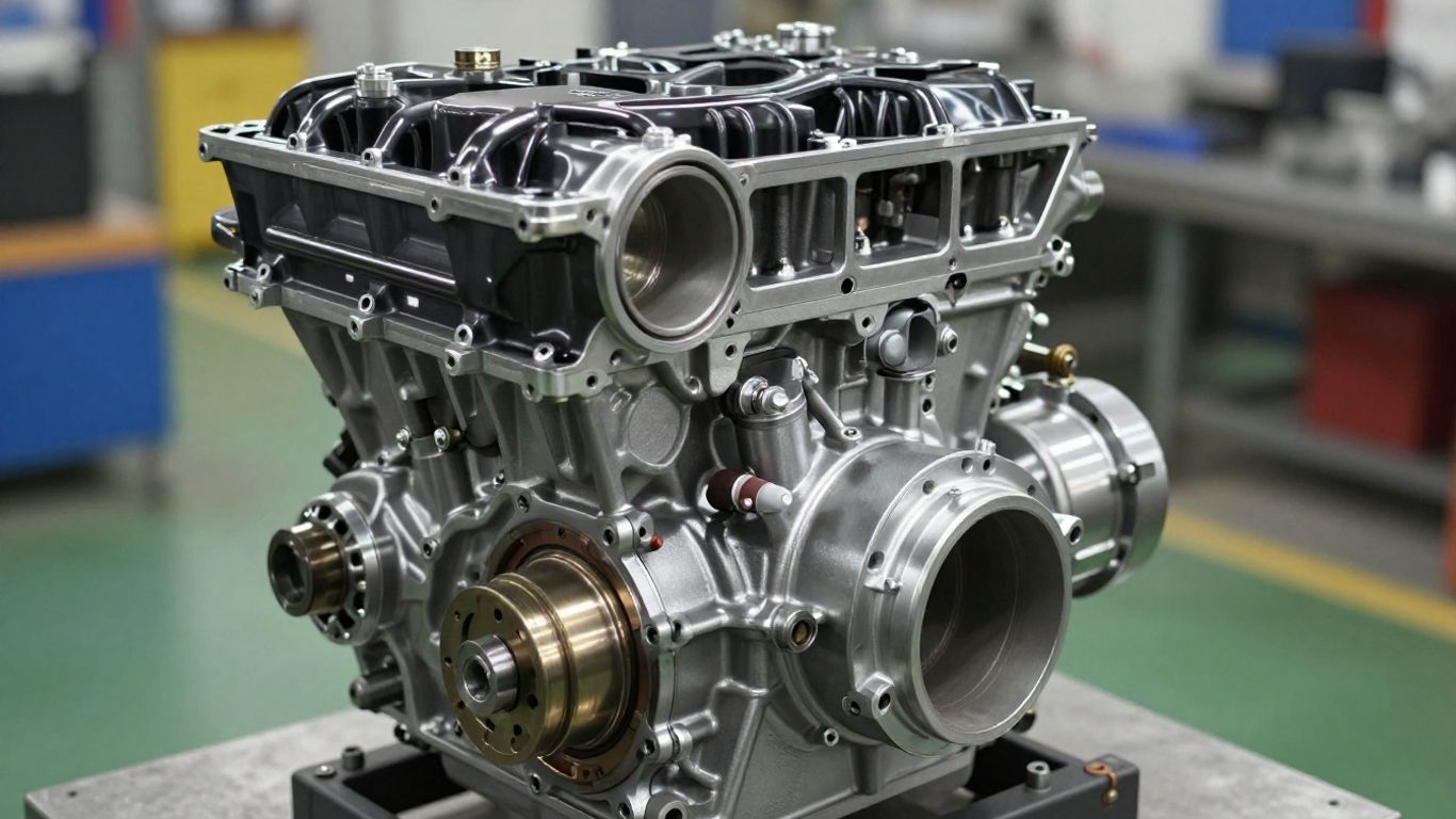 Suzuki engine and gearbox assembly