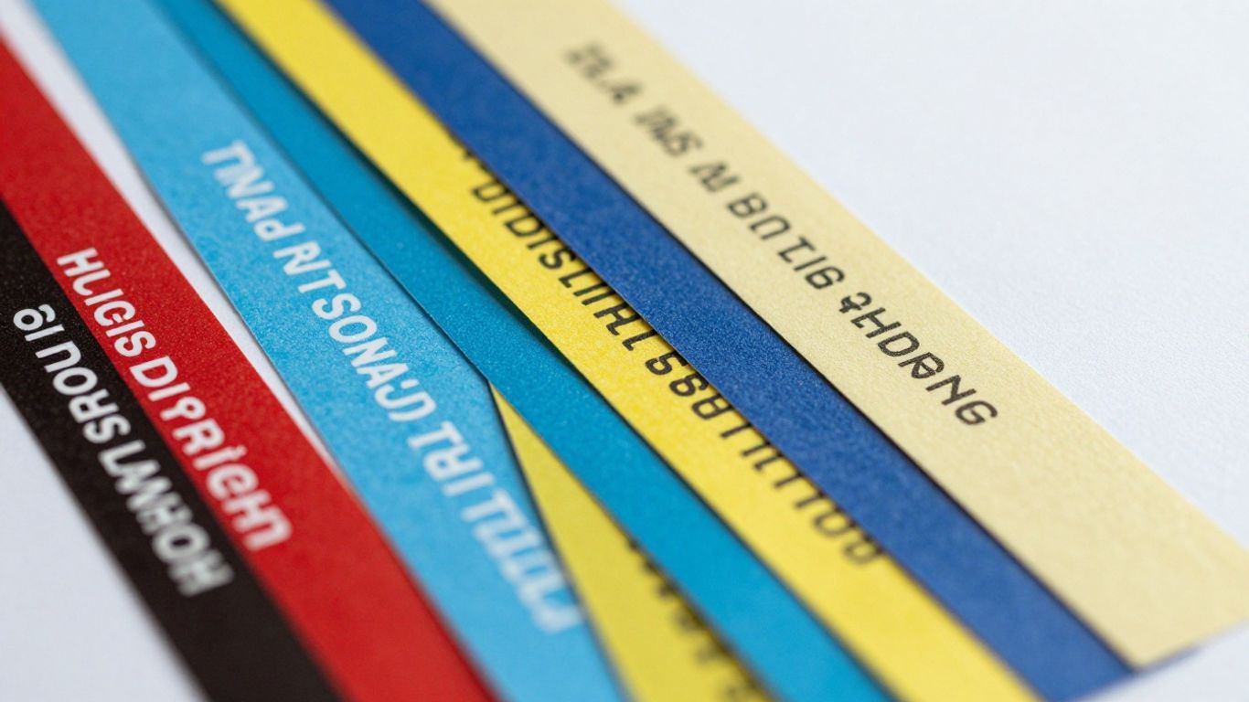 High-quality paper labels being printed in the UK.
