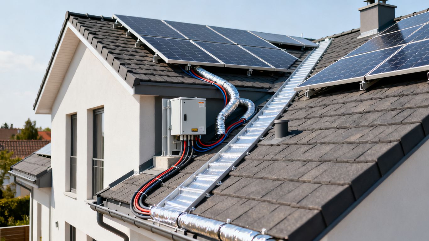 Installation photovoltaïque résidentielle sécurisée
