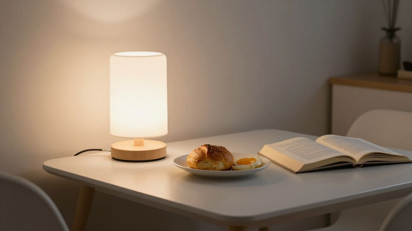 Ruhige Morgenroutine mit Licht und Frühstück