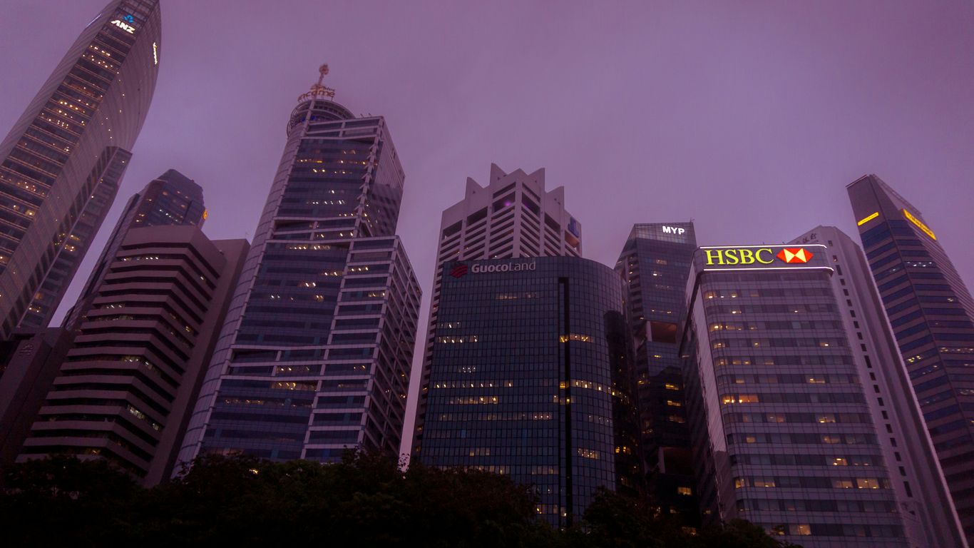 low-angle photo of buildings